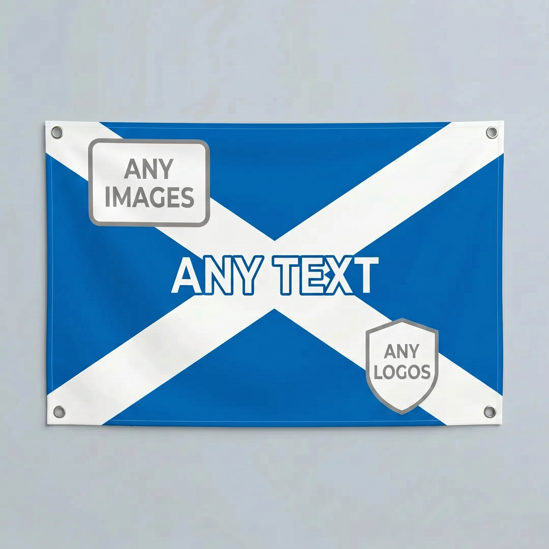 Scotland Flag - Custom (5x3 FT)