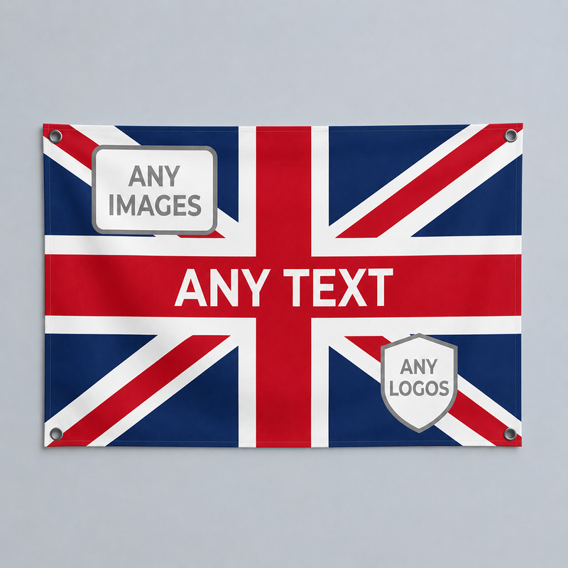 Union Jack Flag - Custom (5x3 FT)