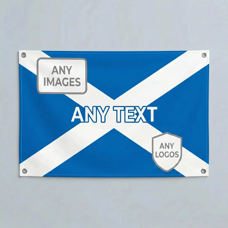Scotland Flag - Custom (5x3 FT)