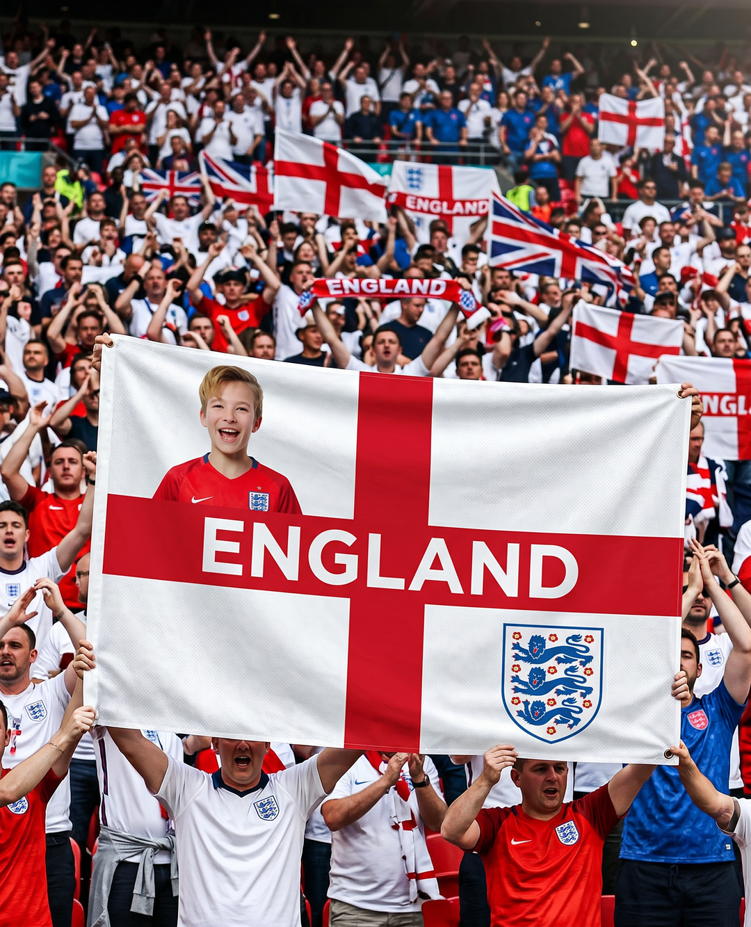 England Flag - Custom (5x3 FT)